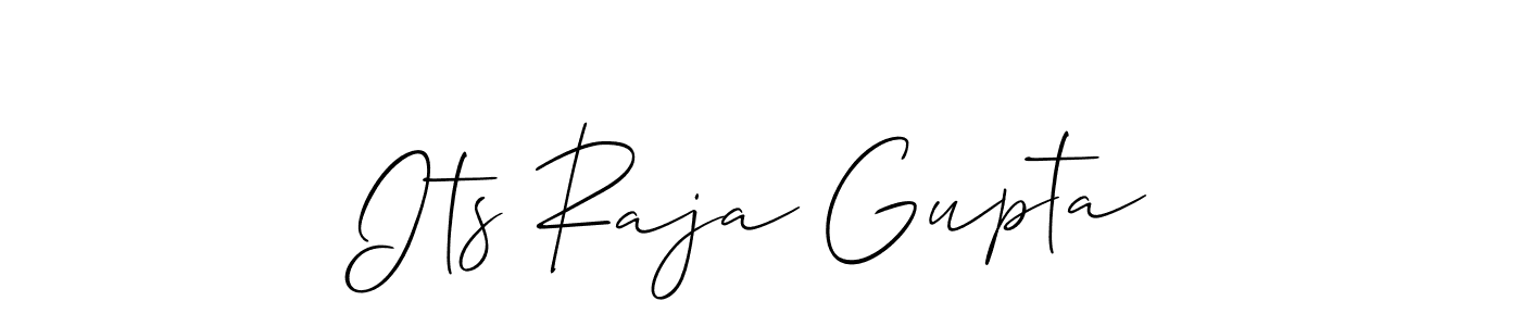 Best and Professional Signature Style for Its Raja Gupta. Allison_Script Best Signature Style Collection. Its Raja Gupta signature style 2 images and pictures png