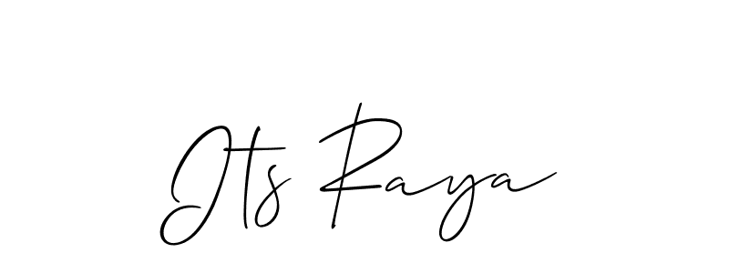 It looks lik you need a new signature style for name Its Raya. Design unique handwritten (Allison_Script) signature with our free signature maker in just a few clicks. Its Raya signature style 2 images and pictures png