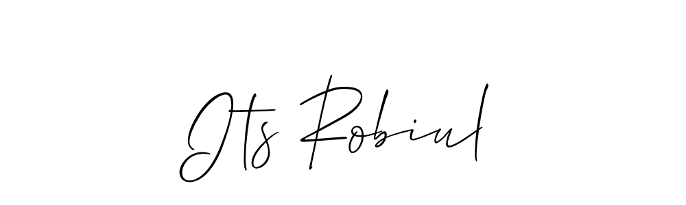 Design your own signature with our free online signature maker. With this signature software, you can create a handwritten (Allison_Script) signature for name Its Robiul. Its Robiul signature style 2 images and pictures png