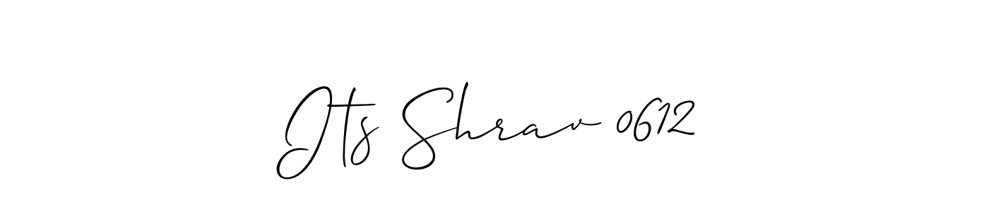 Make a short Its Shrav 0612 signature style. Manage your documents anywhere anytime using Allison_Script. Create and add eSignatures, submit forms, share and send files easily. Its Shrav 0612 signature style 2 images and pictures png