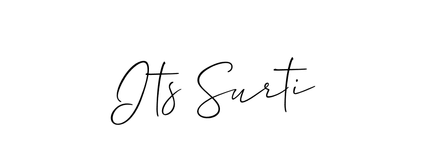 Also we have Its Surti name is the best signature style. Create professional handwritten signature collection using Allison_Script autograph style. Its Surti signature style 2 images and pictures png