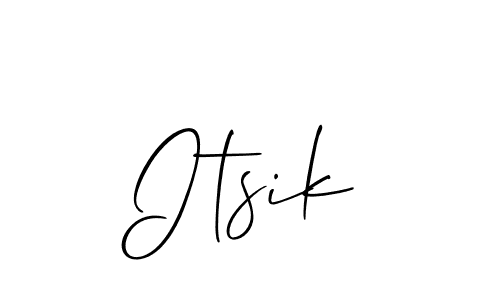 Make a beautiful signature design for name Itsik. Use this online signature maker to create a handwritten signature for free. Itsik signature style 2 images and pictures png