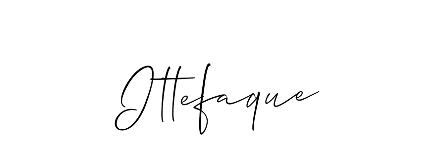 Also You can easily find your signature by using the search form. We will create Ittefaque name handwritten signature images for you free of cost using Allison_Script sign style. Ittefaque signature style 2 images and pictures png