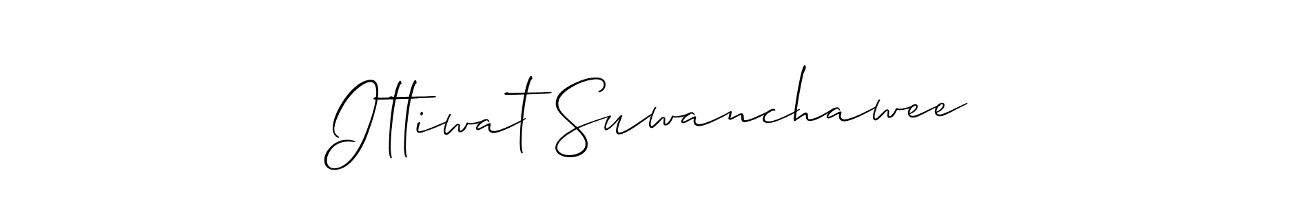 Make a beautiful signature design for name Ittiwat Suwanchawee. Use this online signature maker to create a handwritten signature for free. Ittiwat Suwanchawee signature style 2 images and pictures png