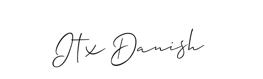 Also You can easily find your signature by using the search form. We will create Itx Danish name handwritten signature images for you free of cost using Allison_Script sign style. Itx Danish signature style 2 images and pictures png