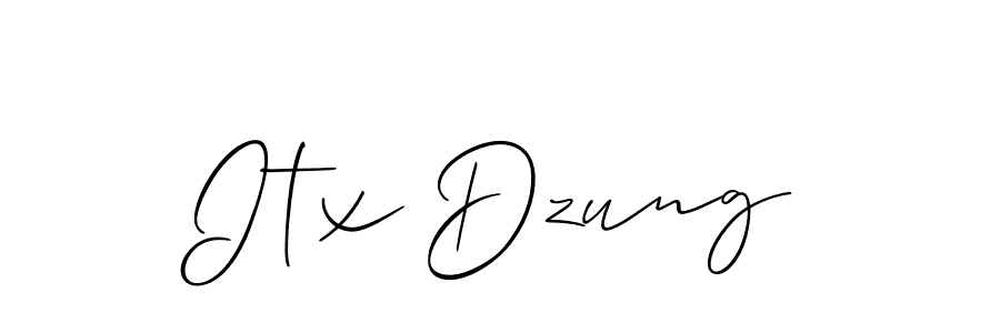 Best and Professional Signature Style for Itx Dzung. Allison_Script Best Signature Style Collection. Itx Dzung signature style 2 images and pictures png