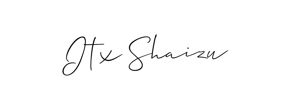 Best and Professional Signature Style for Itx Shaizu. Allison_Script Best Signature Style Collection. Itx Shaizu signature style 2 images and pictures png