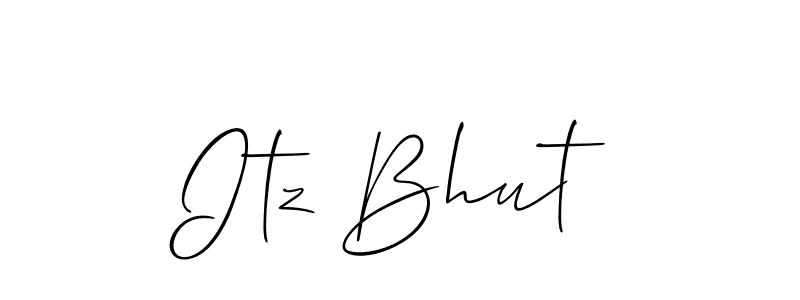 How to make Itz Bhut signature? Allison_Script is a professional autograph style. Create handwritten signature for Itz Bhut name. Itz Bhut signature style 2 images and pictures png