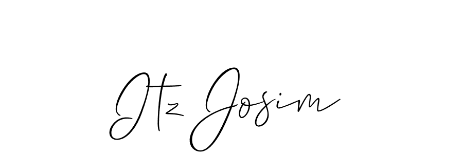 Also You can easily find your signature by using the search form. We will create Itz Josim name handwritten signature images for you free of cost using Allison_Script sign style. Itz Josim signature style 2 images and pictures png