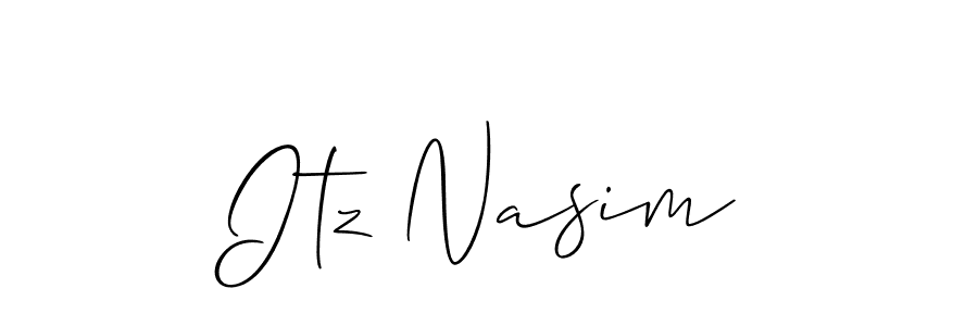 It looks lik you need a new signature style for name Itz Nasim. Design unique handwritten (Allison_Script) signature with our free signature maker in just a few clicks. Itz Nasim signature style 2 images and pictures png