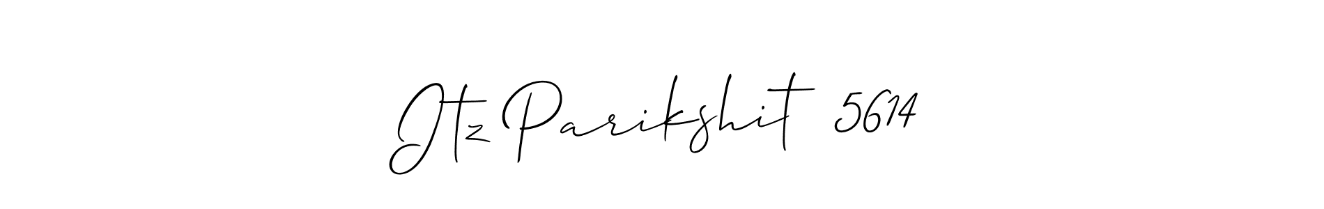 Also we have Itz Parikshit  5614 name is the best signature style. Create professional handwritten signature collection using Allison_Script autograph style. Itz Parikshit  5614 signature style 2 images and pictures png