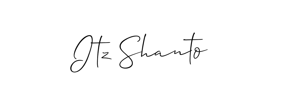 How to Draw Itz Shanto signature style? Allison_Script is a latest design signature styles for name Itz Shanto. Itz Shanto signature style 2 images and pictures png