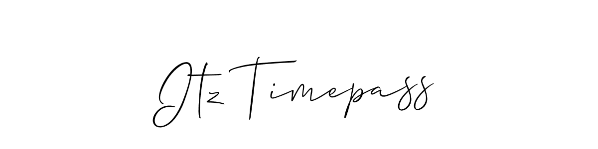 Best and Professional Signature Style for Itz Timepass. Allison_Script Best Signature Style Collection. Itz Timepass signature style 2 images and pictures png