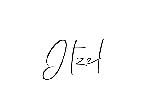 You should practise on your own different ways (Allison_Script) to write your name (Itzel) in signature. don't let someone else do it for you. Itzel signature style 2 images and pictures png