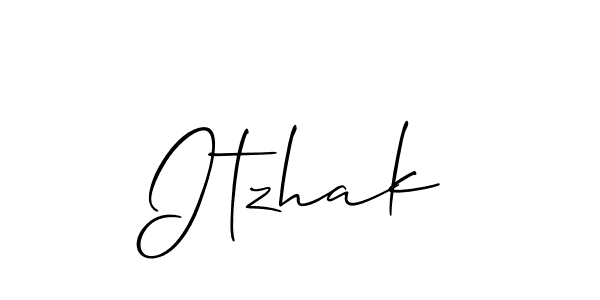 Itzhak stylish signature style. Best Handwritten Sign (Allison_Script) for my name. Handwritten Signature Collection Ideas for my name Itzhak. Itzhak signature style 2 images and pictures png