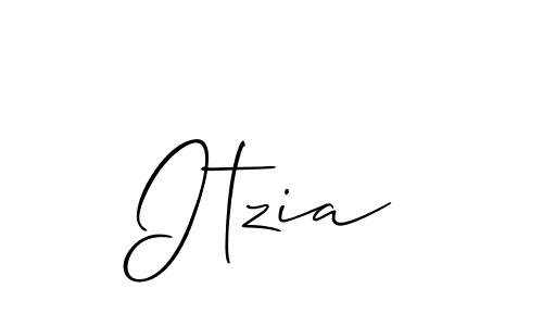 The best way (Allison_Script) to make a short signature is to pick only two or three words in your name. The name Itzia include a total of six letters. For converting this name. Itzia signature style 2 images and pictures png