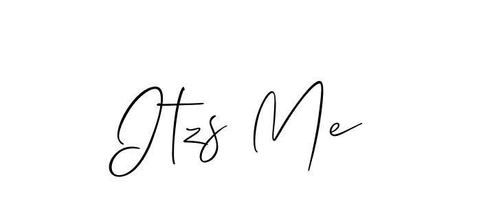 if you are searching for the best signature style for your name Itzs Me. so please give up your signature search. here we have designed multiple signature styles  using Allison_Script. Itzs Me signature style 2 images and pictures png