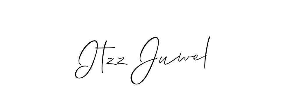 Similarly Allison_Script is the best handwritten signature design. Signature creator online .You can use it as an online autograph creator for name Itzz Juwel. Itzz Juwel signature style 2 images and pictures png
