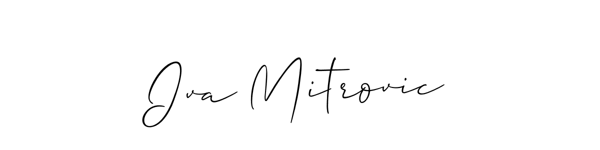 See photos of Iva Mitrovic official signature by Spectra . Check more albums & portfolios. Read reviews & check more about Allison_Script font. Iva Mitrovic signature style 2 images and pictures png