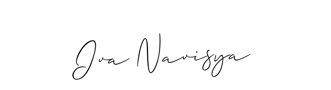 Once you've used our free online signature maker to create your best signature Allison_Script style, it's time to enjoy all of the benefits that Iva Navisya name signing documents. Iva Navisya signature style 2 images and pictures png