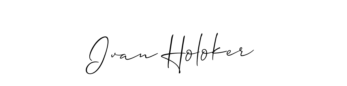 Here are the top 10 professional signature styles for the name Ivan Holoker. These are the best autograph styles you can use for your name. Ivan Holoker signature style 2 images and pictures png