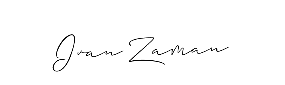 Make a beautiful signature design for name Ivan Zaman. Use this online signature maker to create a handwritten signature for free. Ivan Zaman signature style 2 images and pictures png