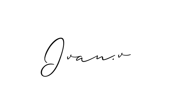 Here are the top 10 professional signature styles for the name Ivan.v. These are the best autograph styles you can use for your name. Ivan.v signature style 2 images and pictures png