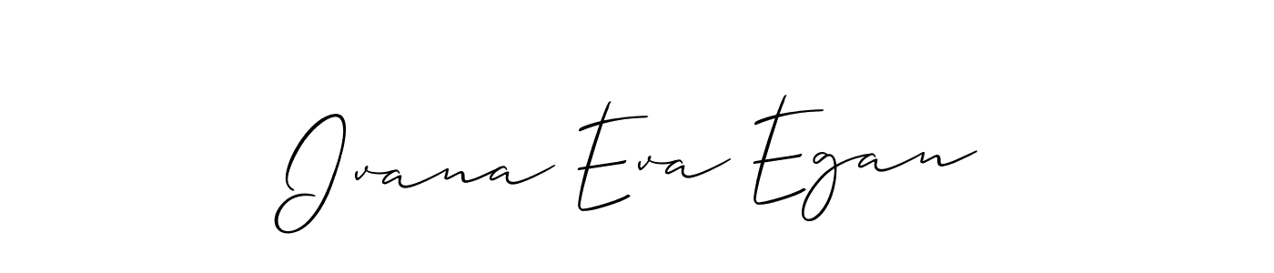 You can use this online signature creator to create a handwritten signature for the name Ivana Eva Egan. This is the best online autograph maker. Ivana Eva Egan signature style 2 images and pictures png