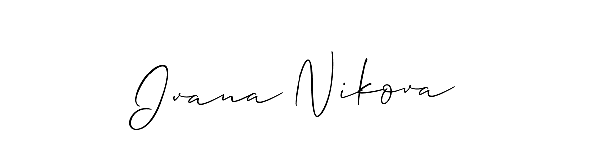 Once you've used our free online signature maker to create your best signature Allison_Script style, it's time to enjoy all of the benefits that Ivana Nikova name signing documents. Ivana Nikova signature style 2 images and pictures png