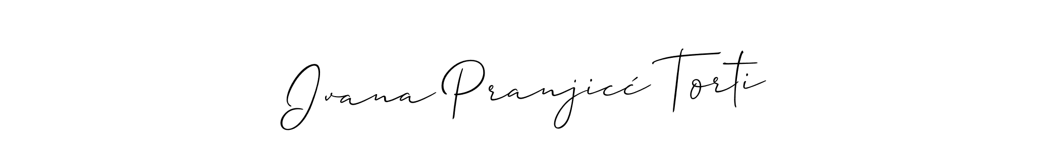 You can use this online signature creator to create a handwritten signature for the name Ivana Pranjicć Torti. This is the best online autograph maker. Ivana Pranjicć Torti signature style 2 images and pictures png