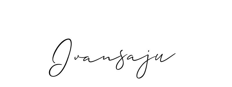 Make a beautiful signature design for name Ivansaju. Use this online signature maker to create a handwritten signature for free. Ivansaju signature style 2 images and pictures png