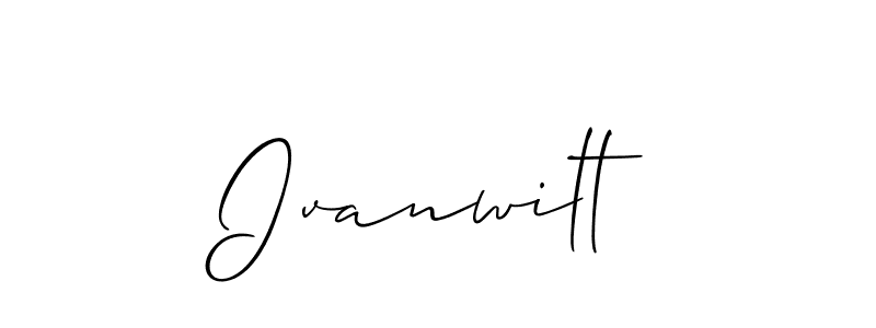 It looks lik you need a new signature style for name Ivanwilt. Design unique handwritten (Allison_Script) signature with our free signature maker in just a few clicks. Ivanwilt signature style 2 images and pictures png