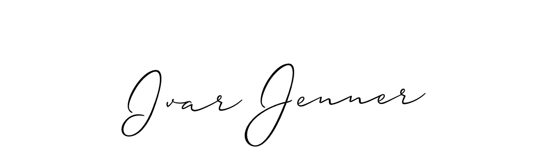 Make a short Ivar Jenner signature style. Manage your documents anywhere anytime using Allison_Script. Create and add eSignatures, submit forms, share and send files easily. Ivar Jenner signature style 2 images and pictures png