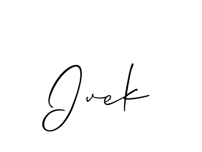 This is the best signature style for the Ivek name. Also you like these signature font (Allison_Script). Mix name signature. Ivek signature style 2 images and pictures png