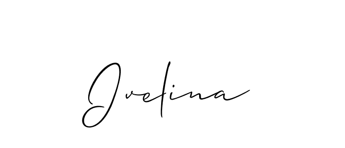 How to Draw Ivelina signature style? Allison_Script is a latest design signature styles for name Ivelina. Ivelina signature style 2 images and pictures png