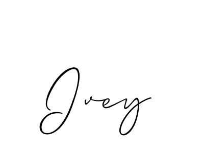 Also You can easily find your signature by using the search form. We will create Ivey name handwritten signature images for you free of cost using Allison_Script sign style. Ivey signature style 2 images and pictures png
