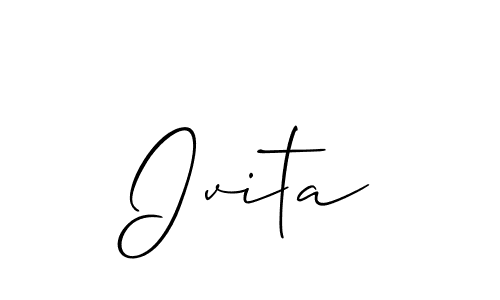 See photos of Ivita official signature by Spectra . Check more albums & portfolios. Read reviews & check more about Allison_Script font. Ivita signature style 2 images and pictures png