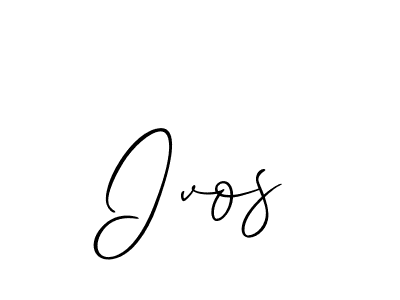 How to Draw Ivos signature style? Allison_Script is a latest design signature styles for name Ivos. Ivos signature style 2 images and pictures png