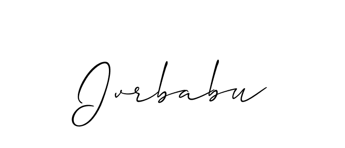This is the best signature style for the Ivrbabu name. Also you like these signature font (Allison_Script). Mix name signature. Ivrbabu signature style 2 images and pictures png