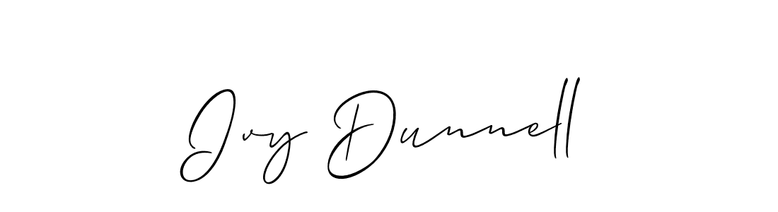 Once you've used our free online signature maker to create your best signature Allison_Script style, it's time to enjoy all of the benefits that Ivy Dunnell name signing documents. Ivy Dunnell signature style 2 images and pictures png