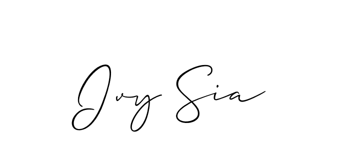 You can use this online signature creator to create a handwritten signature for the name Ivy Sia. This is the best online autograph maker. Ivy Sia signature style 2 images and pictures png