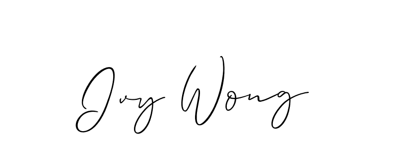 Make a short Ivy Wong signature style. Manage your documents anywhere anytime using Allison_Script. Create and add eSignatures, submit forms, share and send files easily. Ivy Wong signature style 2 images and pictures png