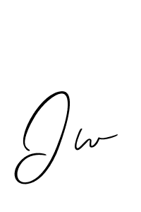 This is the best signature style for the Iw name. Also you like these signature font (Allison_Script). Mix name signature. Iw signature style 2 images and pictures png