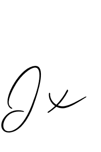Allison_Script is a professional signature style that is perfect for those who want to add a touch of class to their signature. It is also a great choice for those who want to make their signature more unique. Get Ix name to fancy signature for free. Ix signature style 2 images and pictures png