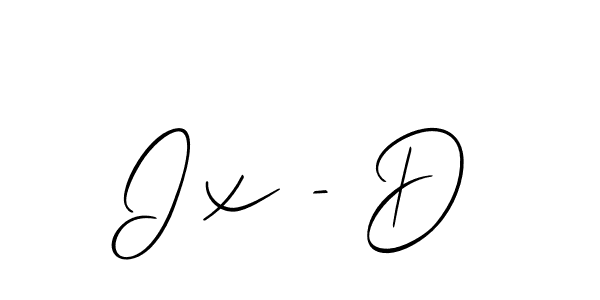 Make a beautiful signature design for name Ix - D. Use this online signature maker to create a handwritten signature for free. Ix - D signature style 2 images and pictures png