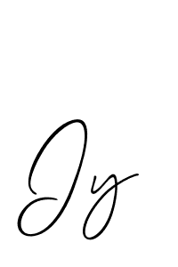 Iy stylish signature style. Best Handwritten Sign (Allison_Script) for my name. Handwritten Signature Collection Ideas for my name Iy. Iy signature style 2 images and pictures png