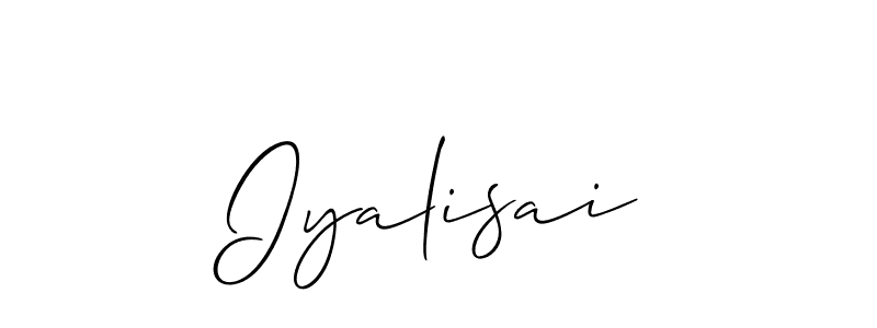 The best way (Allison_Script) to make a short signature is to pick only two or three words in your name. The name Iyalisai include a total of six letters. For converting this name. Iyalisai signature style 2 images and pictures png
