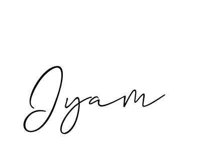 You can use this online signature creator to create a handwritten signature for the name Iyam. This is the best online autograph maker. Iyam signature style 2 images and pictures png