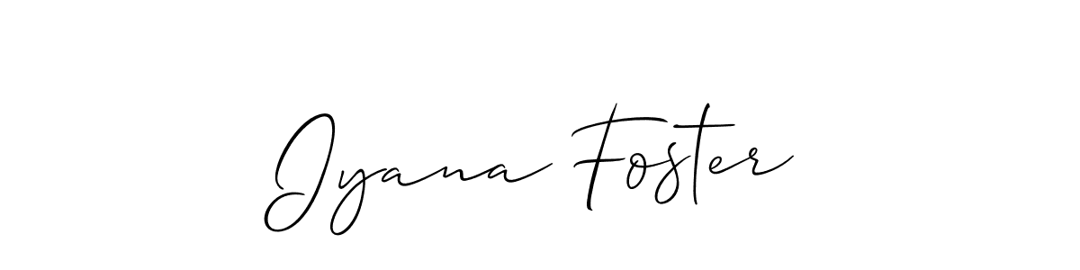 You can use this online signature creator to create a handwritten signature for the name Iyana Foster. This is the best online autograph maker. Iyana Foster signature style 2 images and pictures png