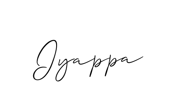 The best way (Allison_Script) to make a short signature is to pick only two or three words in your name. The name Iyappa include a total of six letters. For converting this name. Iyappa signature style 2 images and pictures png